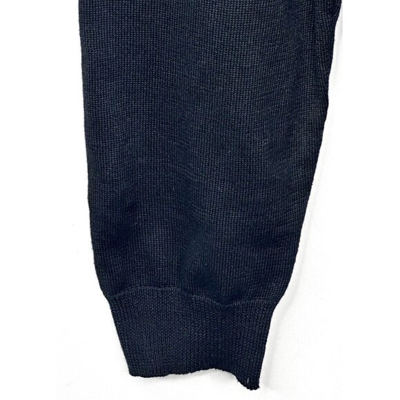 Stockhomme Mens Argyle Sweater V Neck Pullover Acrylic Black Gray Purple Size XL - Picture 7 of 11